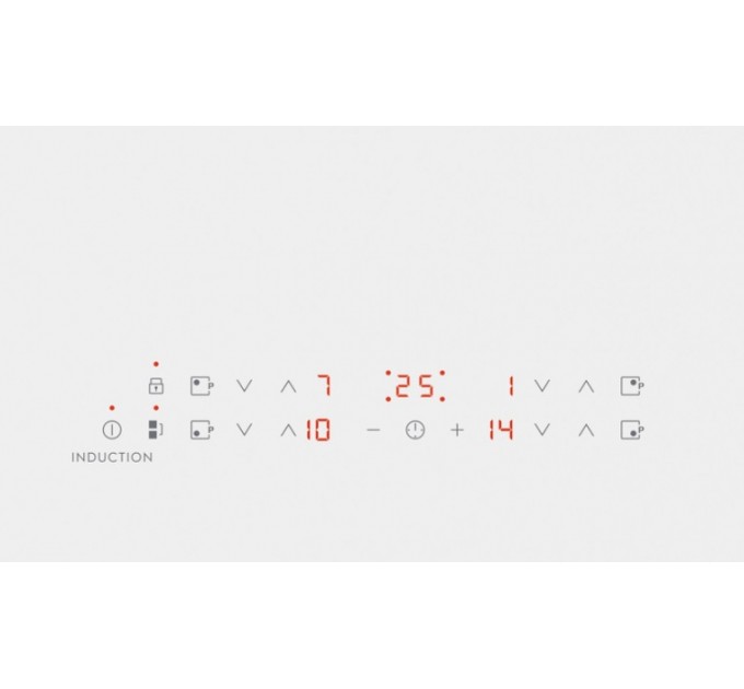 Варочная поверхность Electrolux индукционная, 60см, расширенная зона, белый