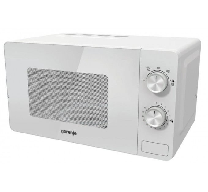 Мікрохвильова піч Gorenje, 20л, мех. управл., 800Вт, білий