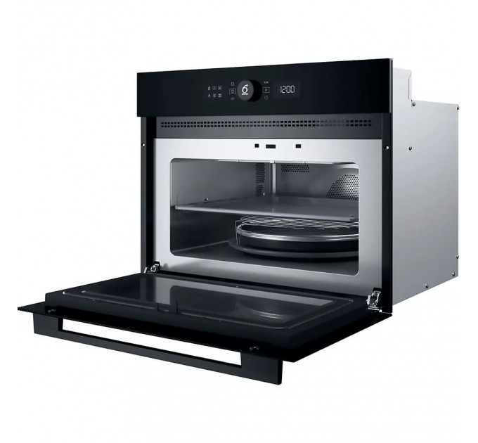 Духова шафа Whirlpool електрична компактна, 40л, дисплей, конвекція, ф-ція мікрохвиль, чорний