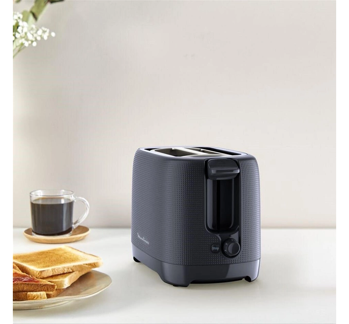 Тостер Moulinex Morning 850Вт, розморожування, пластик, темно-синій