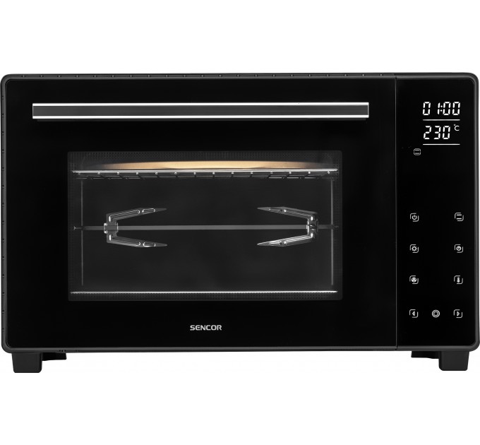 Печь электрическая Sencor SEO, 35л, 1700Вт, сенс., гриль, черная