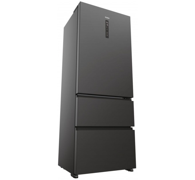 Холодильник Haier многодверный, 190.5x70х64.8, холод.отд.-354л, мороз.отд.-174л, 3дв., А+, NF, инв., дисплей, зона нулевая, черный