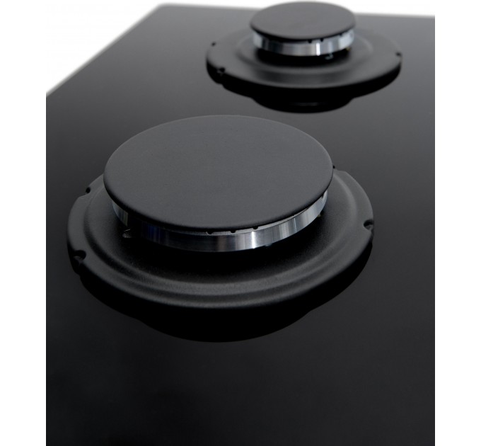 Варочная поверхность Hansa газ на стекле, 59см, чугун, черный