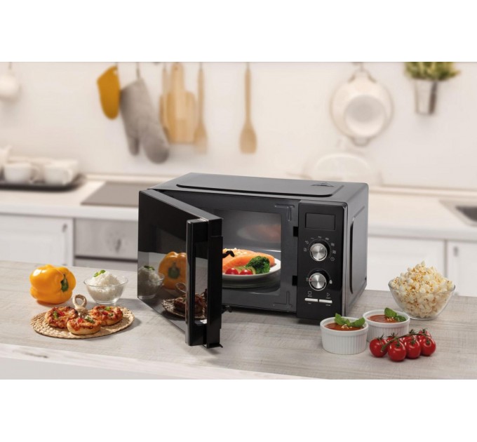 Микроволновая печь Gorenje, 20л, мех. управл., 800Вт, дисплей, черный