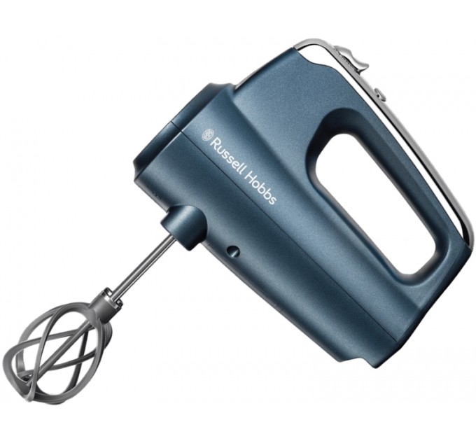 Міксер Russell Hobbs ручний Sapphire, 350Вт, насадки-4, турборежим, синій