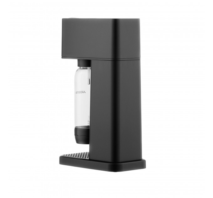 Сифон для газування води ARDESTO, підключення балону- різьба, пляшка 1л, кнопка, чорний