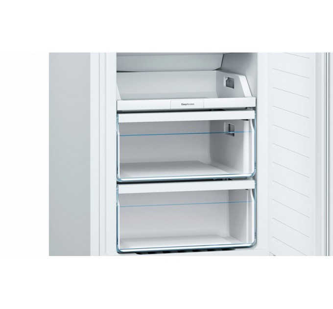 Холодильник Bosch с нижн. мороз., 186x60x66, xолод.отд.-215л, мороз.отд.-87л, 2дв., А++, NF, белый