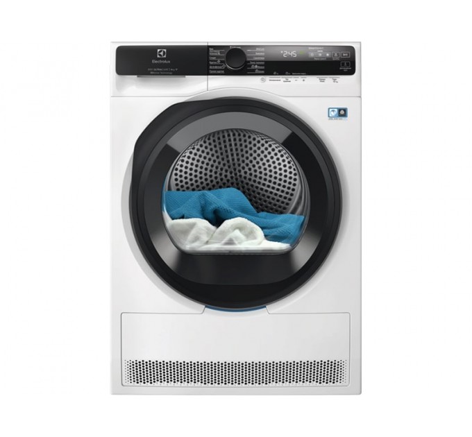 Сушильная машина Electrolux тепловой насос, 9кг, A+++, 64см, дисплей, инвертор, белый