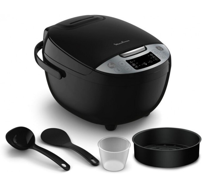 Мультиварка Moulinex SimplyCook, 750Вт, чаша-4л, сенсорне керув., пластик, чорний