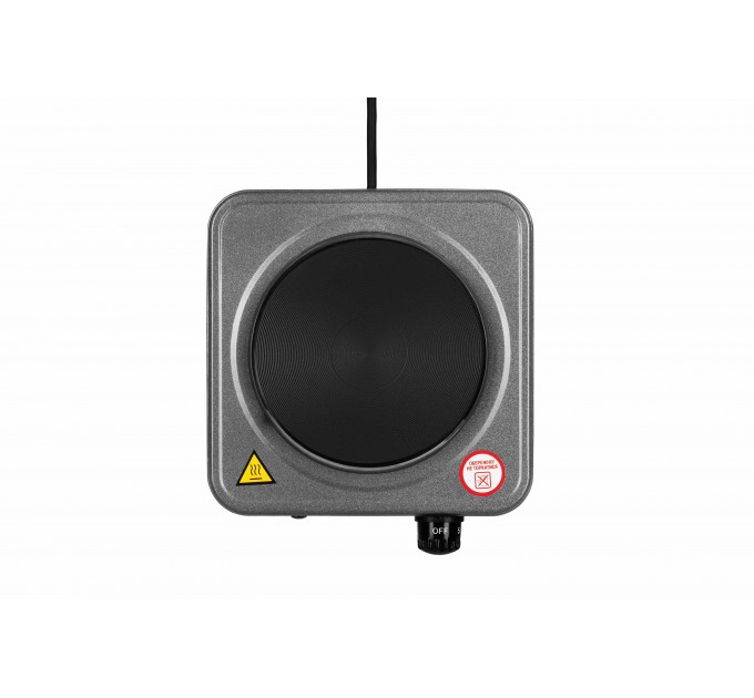 Плитка настільна ARDESTO електрична, конфорок - 1 на 1кВт, керування - мех., графіт