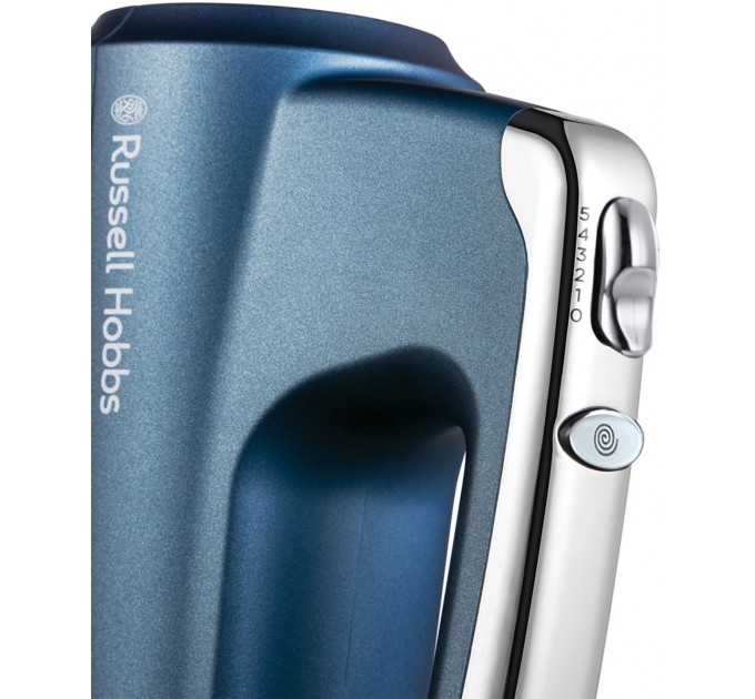 Міксер Russell Hobbs ручний Sapphire, 350Вт, насадки-4, турборежим, синій