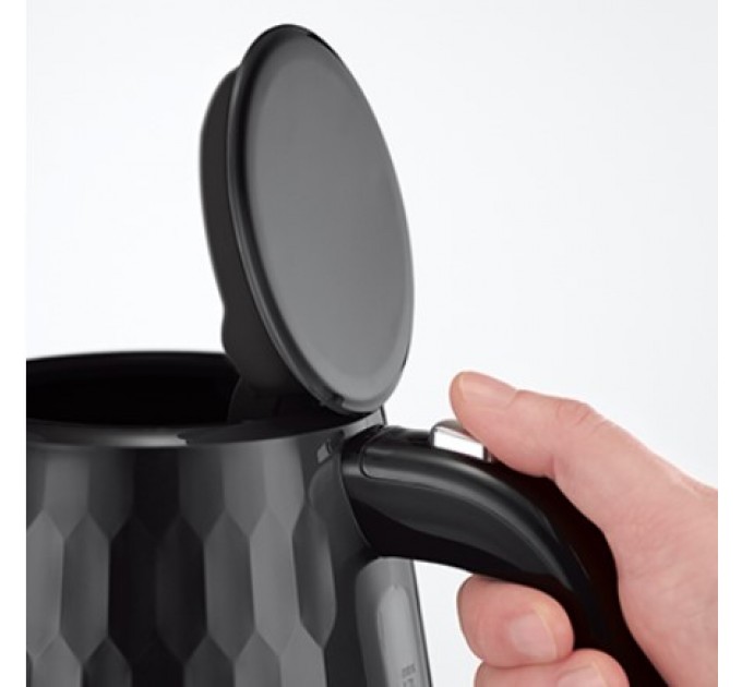 Электрочайник Russell Hobbs Honeycomb 1.7л, пластик, черный