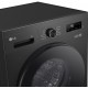 Пральна машина LG фронтальна, 9кг, 1200, A+++, 55см, дисплей, пара, інвертор, чорний
