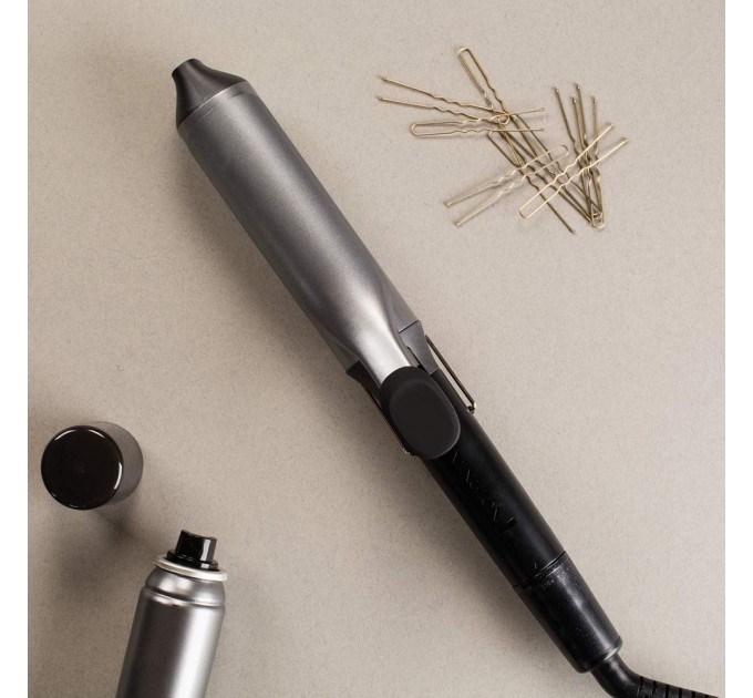 Плойка Remington Pro Big Curl, 56Вт, темп.режимов-8, D-38mm, 140-210С, керамика, черный