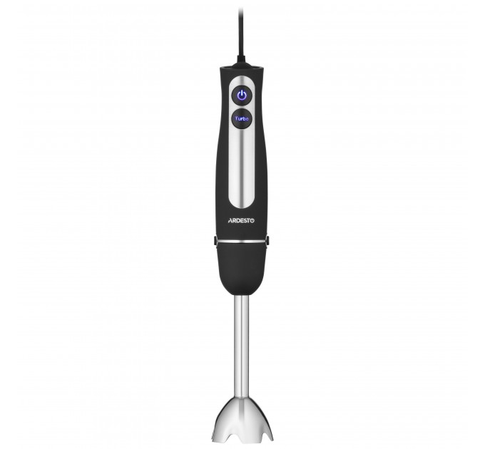 Блендер ARDESTO заглибний 800Вт, чаша-600мл, чорно-сріблястий