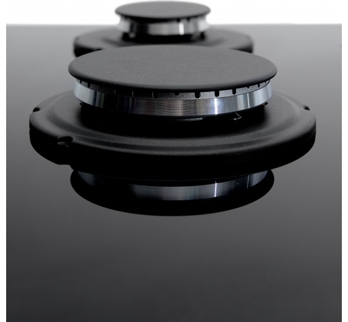 Варочная поверхность Hansa газ на стекле, 59см, чугун, черный