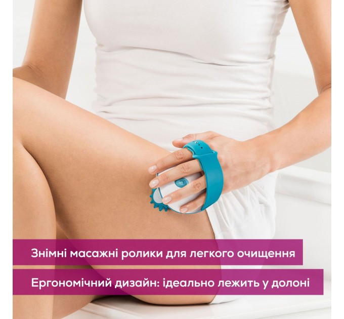 Масажер антицилюлітний Beurer для тіла, від мережі, вага - 0,32кг, 1 режим, біло-блакитний