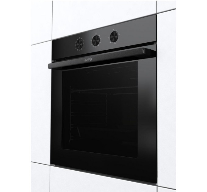 Духовой шкаф Gorenje электрический, 77л, A+, пар, дисплей, черный