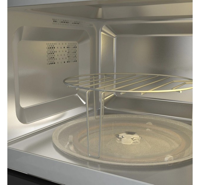 Мікрохвильова піч Gorenje вбудовувана, 20л, електр. управл., 800Вт, гриль, дисплей, чорний