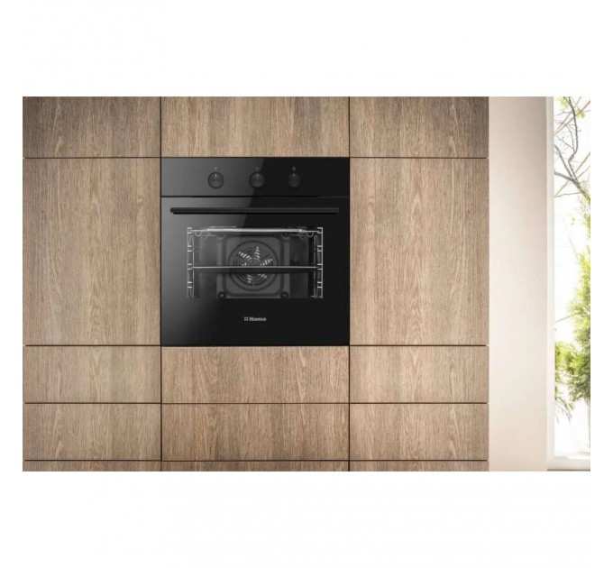 Духова шафа Hansa електрична, 65л, A, конвекція, чорний