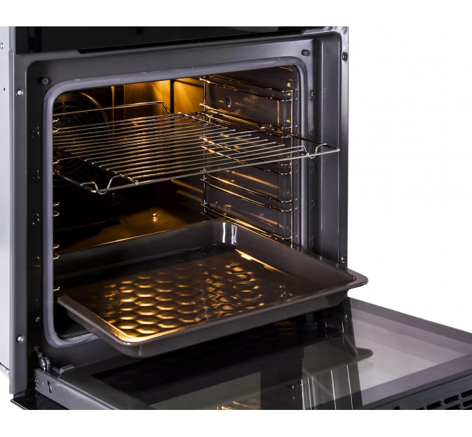 Духовка электр. Hansa, 60см, 65л, A, гриль , эмаль легкой очистки, диспл., черный