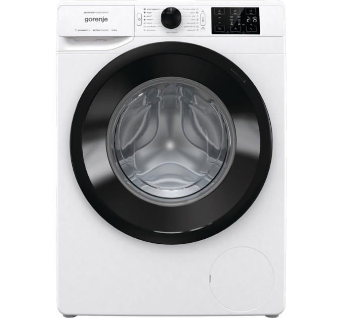 Стиральная машина Gorenje фронтальная, 9кг, 1400, A+++, 60см, дисплей, пар, инвертор, белый