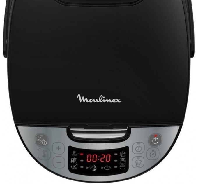 Мультиварка Moulinex SimplyCook, 750Вт, чаша-4л, сенсорне керув., пластик, чорний
