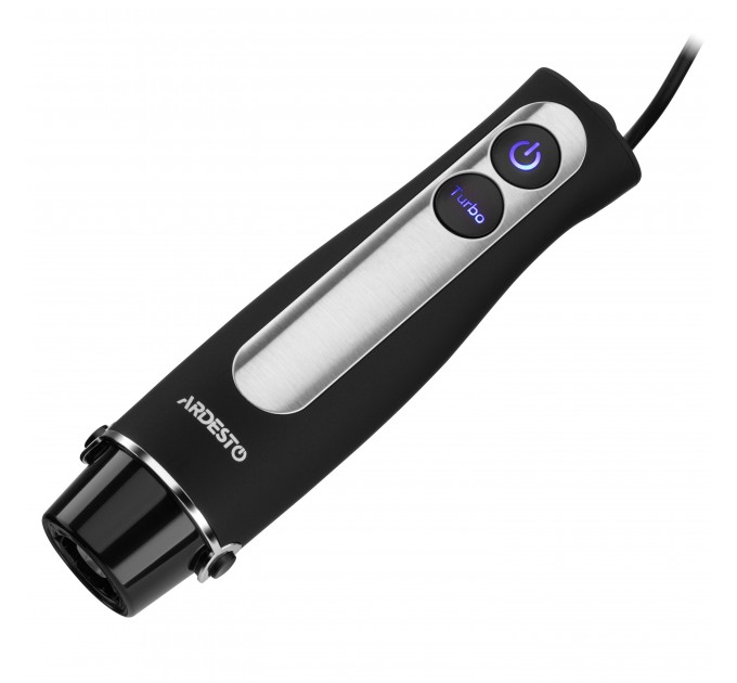 Блендер ARDESTO заглибний 800Вт, чаша-600мл, чорно-сріблястий