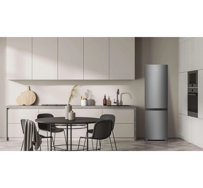 Холодильник TCL с нижн. мороз., 182.3x54.5x54.5, холод.отд.-187л, мороз.отд.-73л, 2дв., А++, ST, нерж