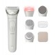 Эпилятор Philips Series 9900 дисковый, аккумул., пинцет.-32, влаж.+сух., чехол , насадок-6, белый