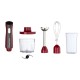 Блендер Russell Hobbs погружной Desire Red, 500Вт, чаша-500мл, венчик, мини-измел., красный