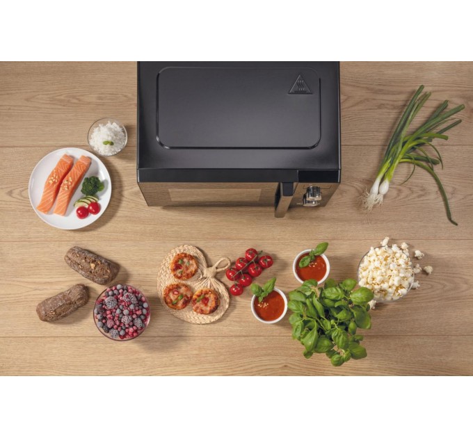 Микроволновая печь Gorenje, 20л, мех. управл., 800Вт, дисплей, черный