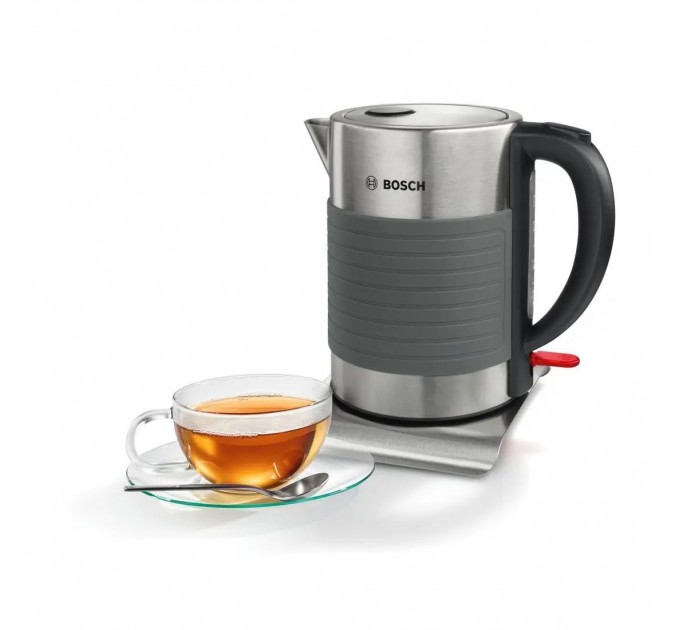 Электрочайник Bosch, 1.7л, металл, металл