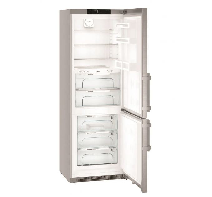 Холодильник Liebherr с нижн. мороз., 201x60x68, холод.отд.-275 л, мороз.отд.-106л, 2 дв., A++, NF, серый