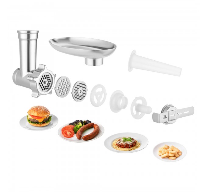 Кухонна машина Sencor Paul 1 1700Вт, чаша-метал, корпус-метал/пластик, насадок-20, метал