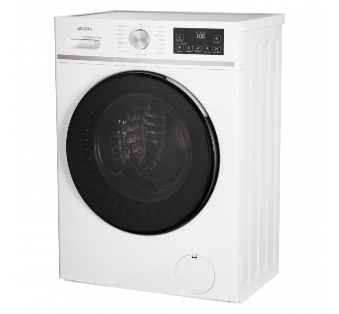 Пральна машина ARDESTO фронтальна Black Mars, 6кг, 1200, А++, 45см, дисплей, пара, білий