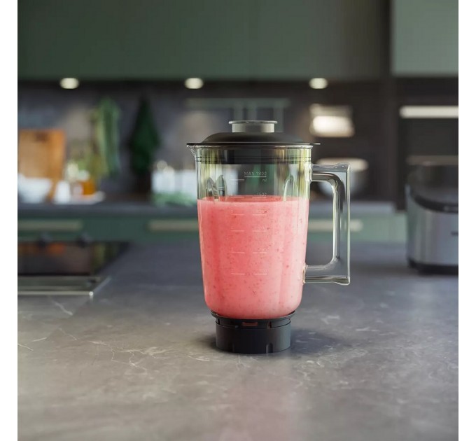 Блендер PHILIPS стационарный 1500Вт, чаша-2000мл, стекло, черный