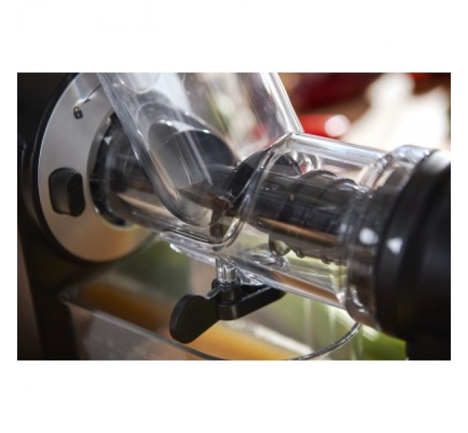 Соковитискач Philips Viva Collection шнековий 150Вт, чаша-1л, жмих-0.75л, пластик, чорний