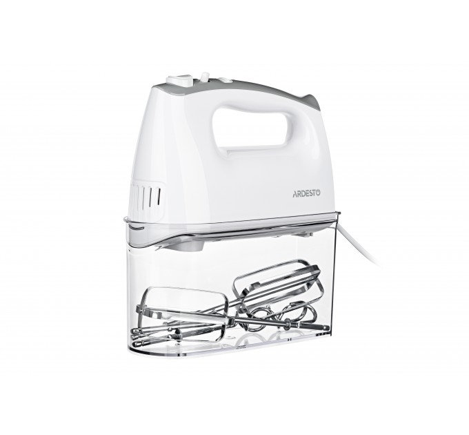 Міксер ARDESTO ручний 400Вт, насадки-4, турборежим, білий