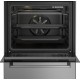 Плита Beko электрическая стеклокерамическая, 66л, 60x60см, дисплей, конвекция, нерж