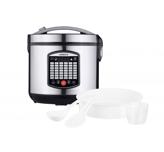 Мультиварка ARDESTO, 860Вт, чаша-4л, электронное управл., пластик, серый