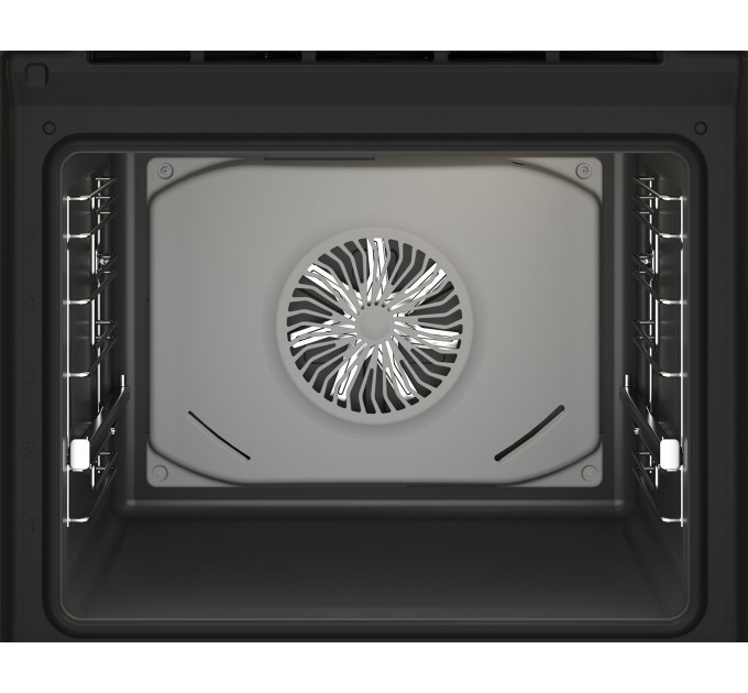 Духова шафа Beko електрична, 72л, A, дисплей, конвекція, телескопічні направляючі, чорний