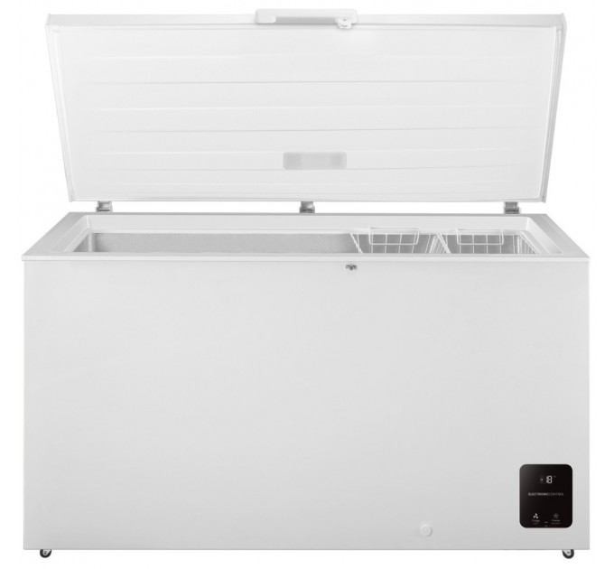 Морозильна скриня Gorenje, 420л, А+, ST, Дисплей, білий