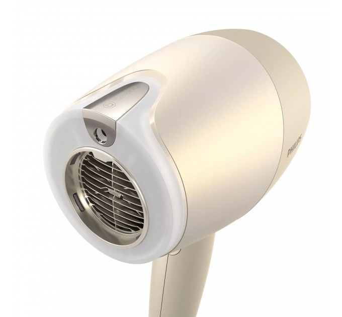Фен Philips 9000 Series SenseIQ, 1800Вт, режимов-3, дифузор, иониз-я, хол. обдув, турбо, золотой