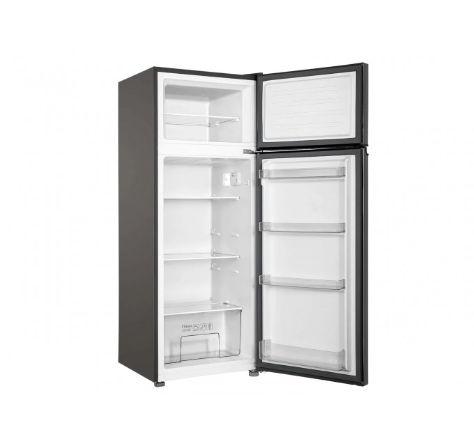 Холодильник TCL з верхн. мороз., 144x55х54.5, холод.відд.-167л, мороз.відд.-40л, 2дв., A++, ST, нерж