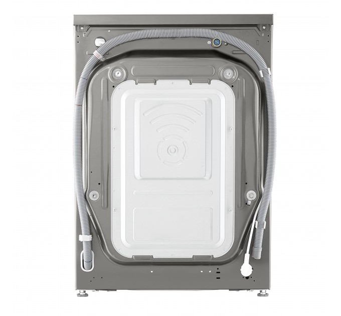 Стиральная машина LG фронтальная, 9кг, 1200, A, 48см, дисплей, пар, инвертор, серебристый