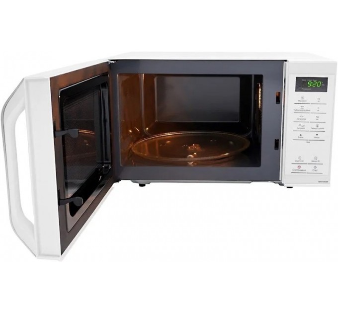 Микроволновая печь Panasonic, 25л, 800Вт, дисплей, откр. ручкой, белый