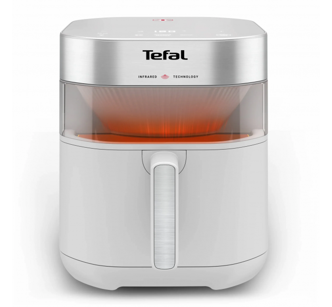 Мультипечь Tefal Easy Fry Infrared, 1850Вт, чаша-7л, сенсорное управл., 8 программ, пластик, светло-серый