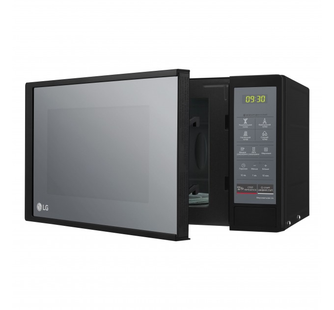 Микроволновая печь LG, 20л, электр. управл., 700Вт, дисплей, черный
