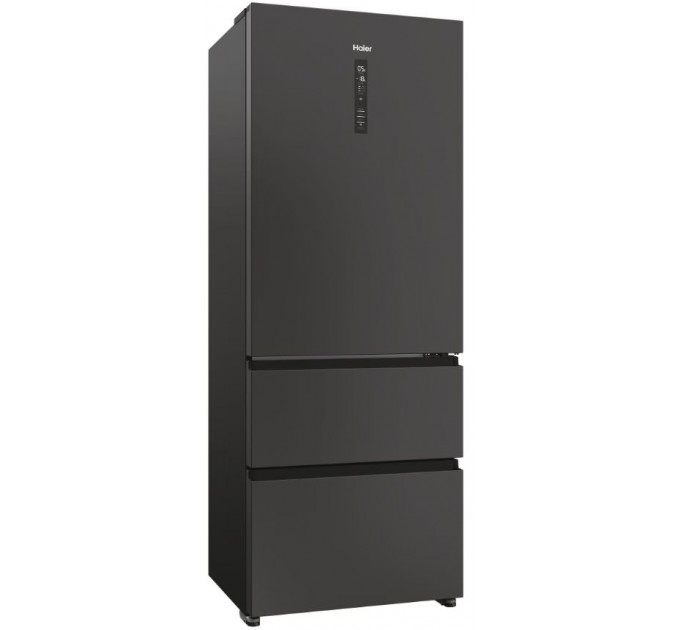 Холодильник Haier многодверный, 190.5x70х64.8, холод.отд.-354л, мороз.отд.-174л, 3дв., А+, NF, инв., дисплей, зона нулевая, черный